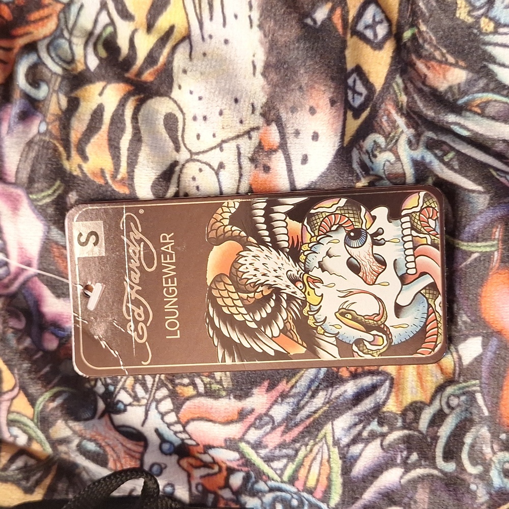 Ed Hardy Multicolor Graphic Kids Joggers - Picture 2 of 3